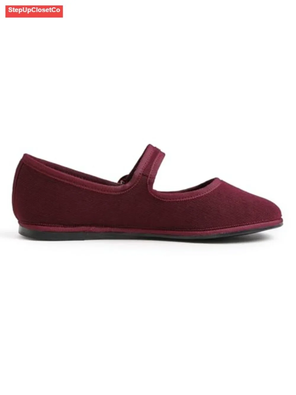Women's Mary Jane Memory Foam Flats Round Toe Metal Buckle Cushioned Comfort